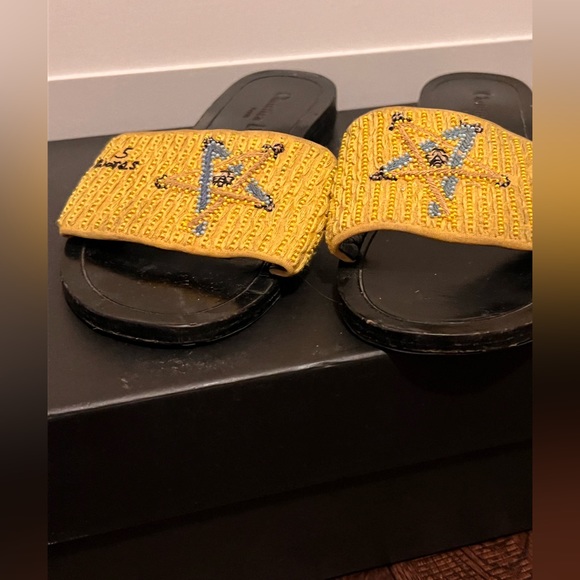 Dior Tarot Embroidered Leather slippers - Picture 3 of 5